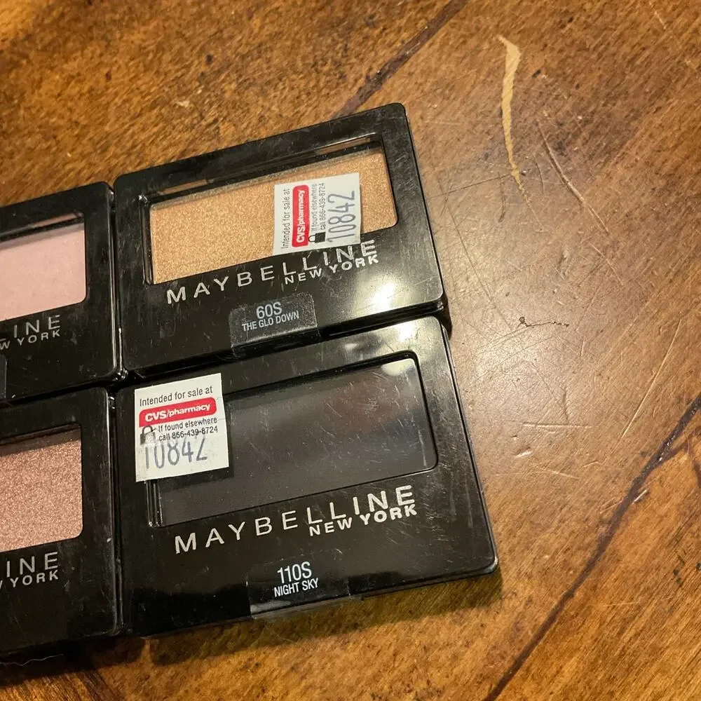 Maybelline New York Expert Wear Eyeshadow #10s,20s,30s,40s,60s, & 110s Lot Of 6